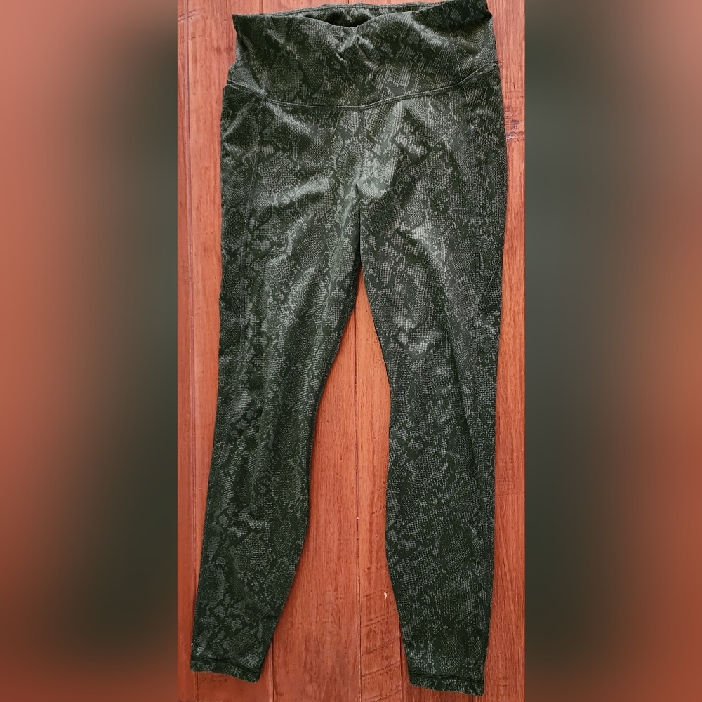 All In Motion snake skin print athletic leggings